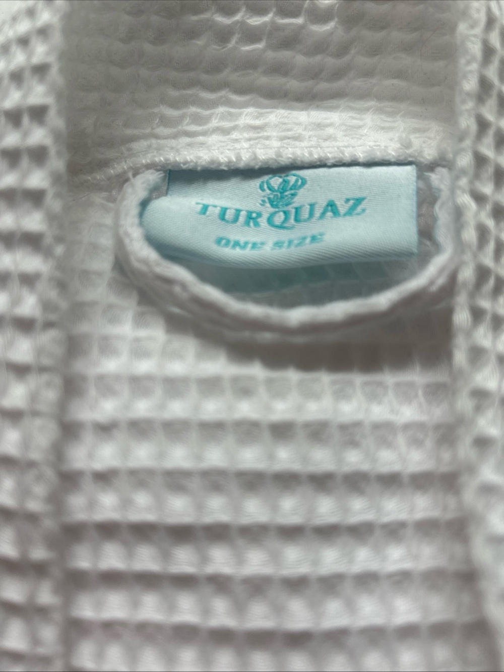 Augusta National Masters White Waffle Weave Spa Robe with Embroidered Patch - Picture 13 of 14